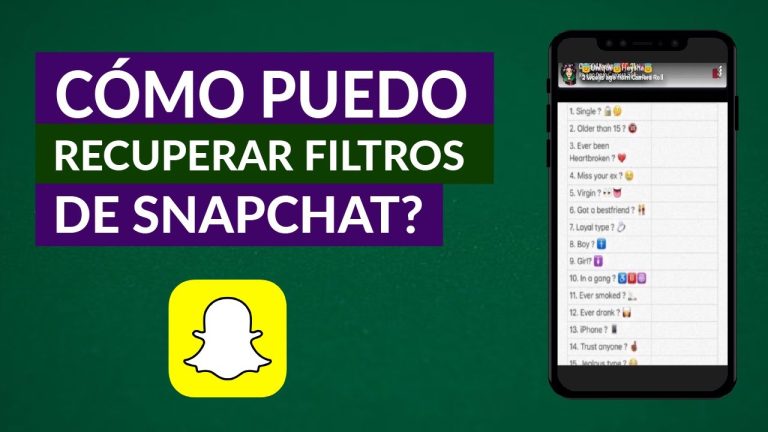 Porque desaparecen los filtros de snapchat
