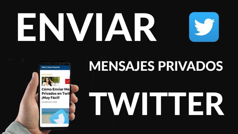 Como enviar un mensaje privado en twitter