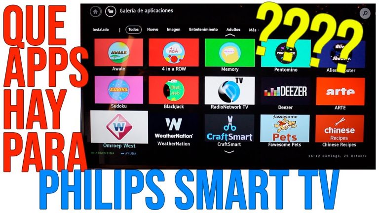 Instalar aplicaciones philips smart tv