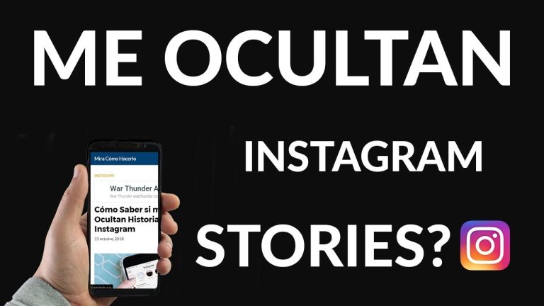 Como saber si te han ocultado las historias en instagram