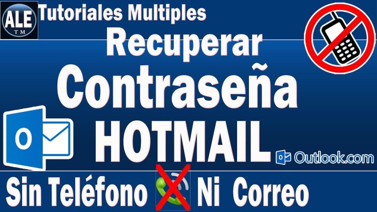 Como recuperar una cuenta de hotmail sin correo alternativo