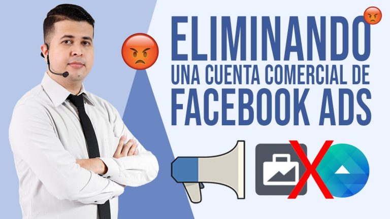 Eliminar negocio de facebook business