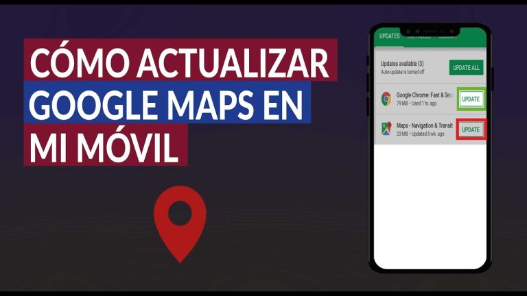 Como actualizar google maps
