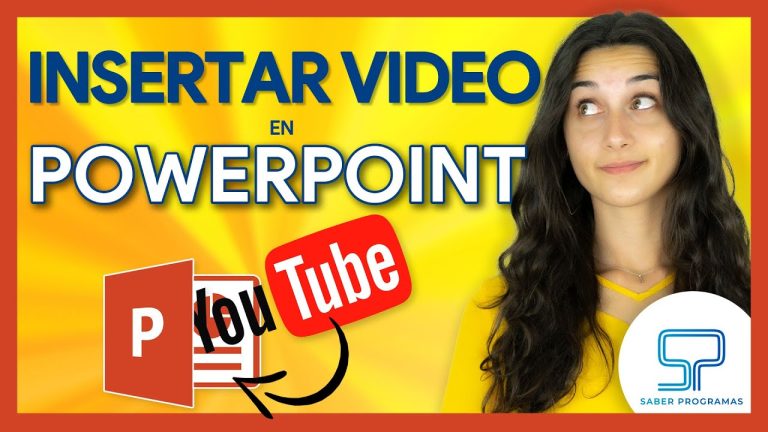 Cómo insertar un vídeo de youtube en powerpoint